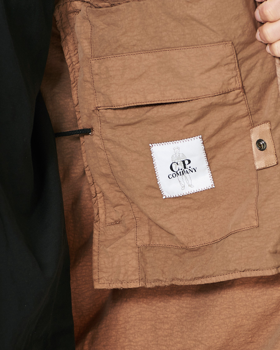 Herre | Jakker | C.P. Company | Flatt Nylon Long Jacket Brown