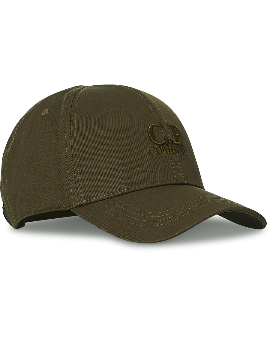 Herre | C.P. Company Cotton Gabardine Cap Olive | C.P. Company | Cotton Gabardine Cap Olive