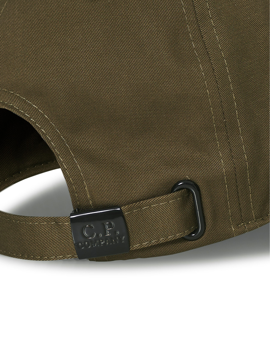 Herre | C.P. Company Cotton Gabardine Cap Olive | C.P. Company | Cotton Gabardine Cap Olive