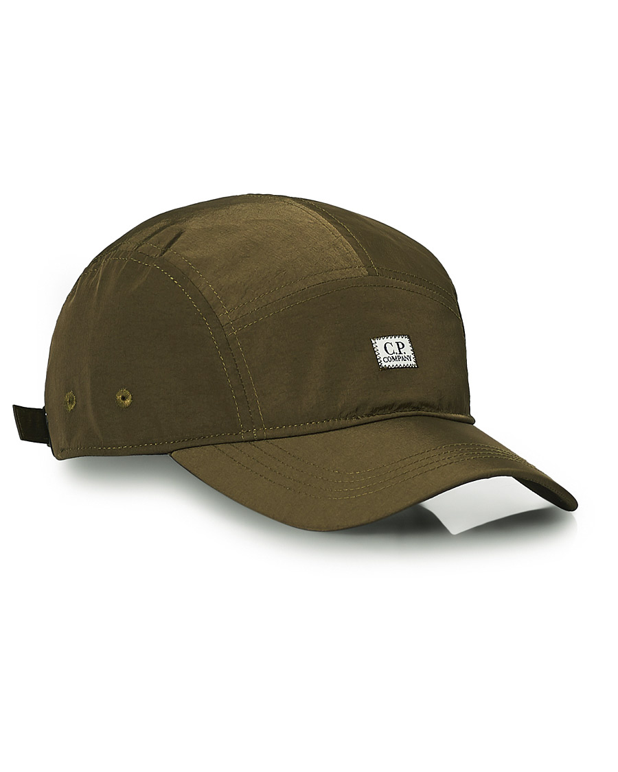 Herre | C.P. Company Chrome Nylon Cap Olive | C.P. Company | Chrome Nylon Cap Olive