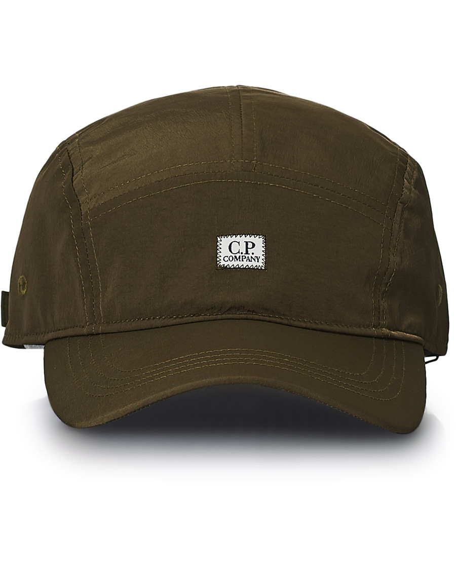 Herre | C.P. Company Chrome Nylon Cap Olive | C.P. Company | Chrome Nylon Cap Olive
