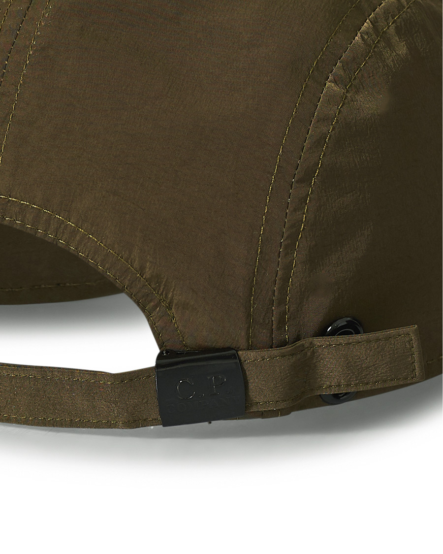 Herre | C.P. Company Chrome Nylon Cap Olive | C.P. Company | Chrome Nylon Cap Olive