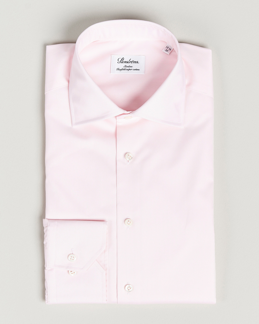 Herre | Skjorter | Stenströms | Slimline Cut Away Shirt Pink