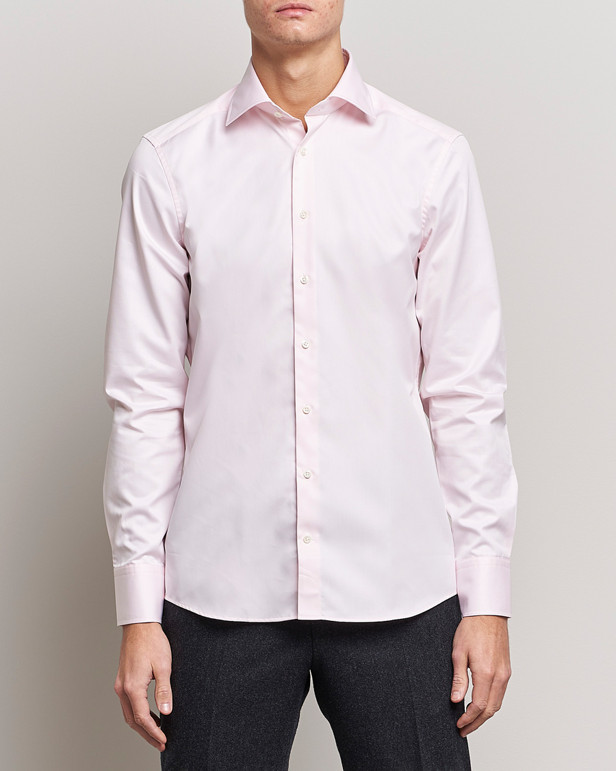 Herre | Skjorter | Stenströms | Slimline Cut Away Shirt Pink