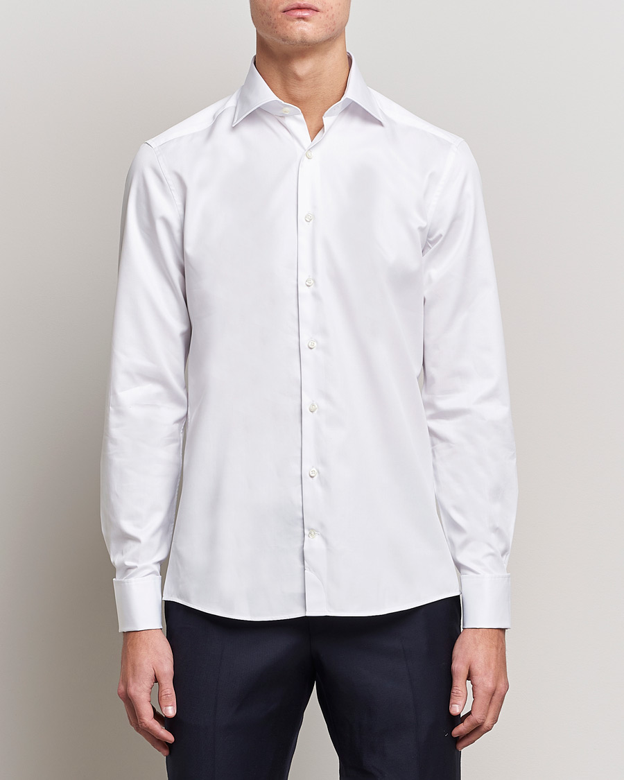 Herre | Mørk dress | Stenströms | Slimline Double Cuff White