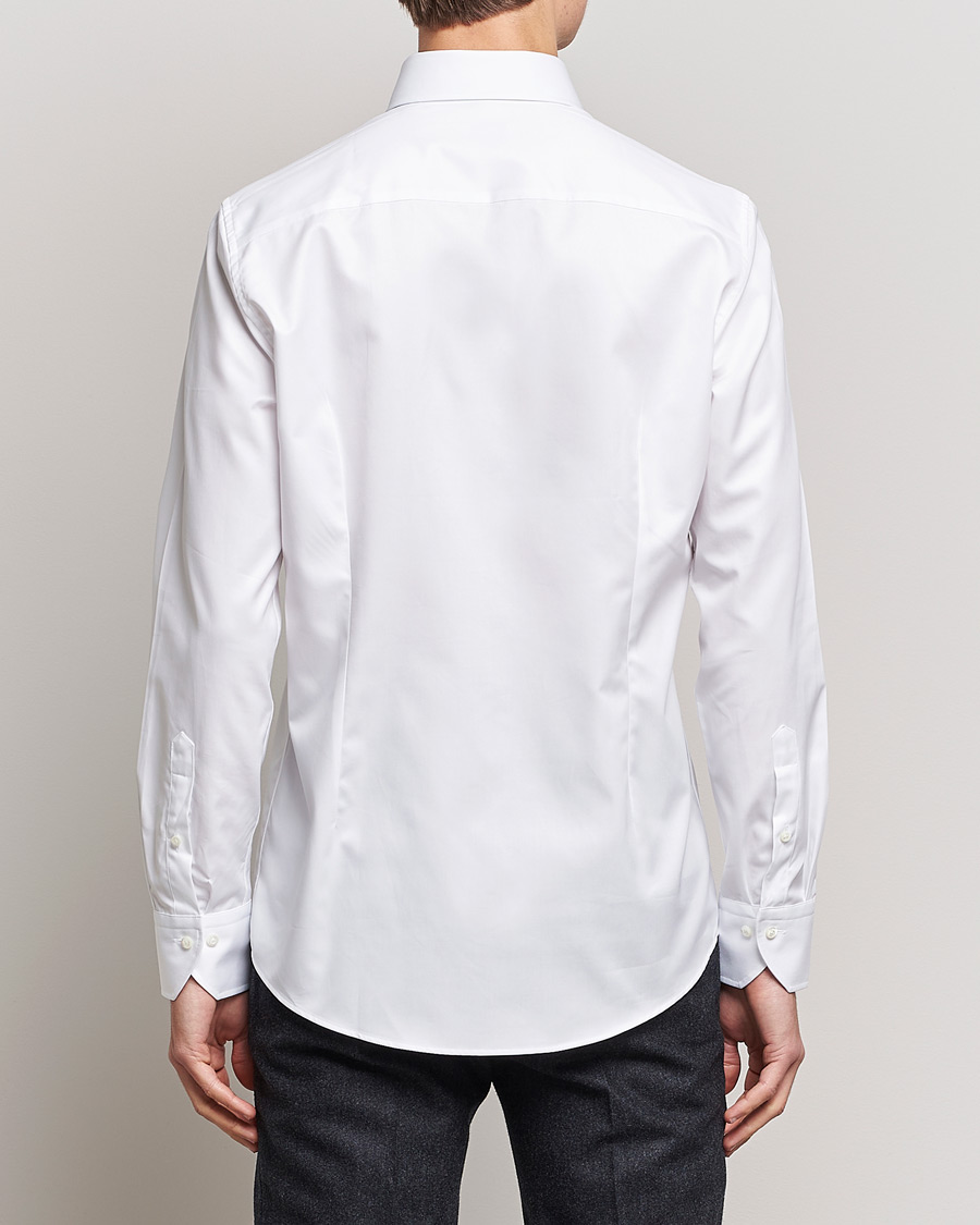 Herre | Skjorter | Stenströms | Slimline Extreme Cut Away Shirt White