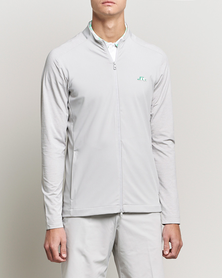 Herre | Gensere | J.Lindeberg | Erik Golf Mid Layer Jersey Half Zip Micro Chip