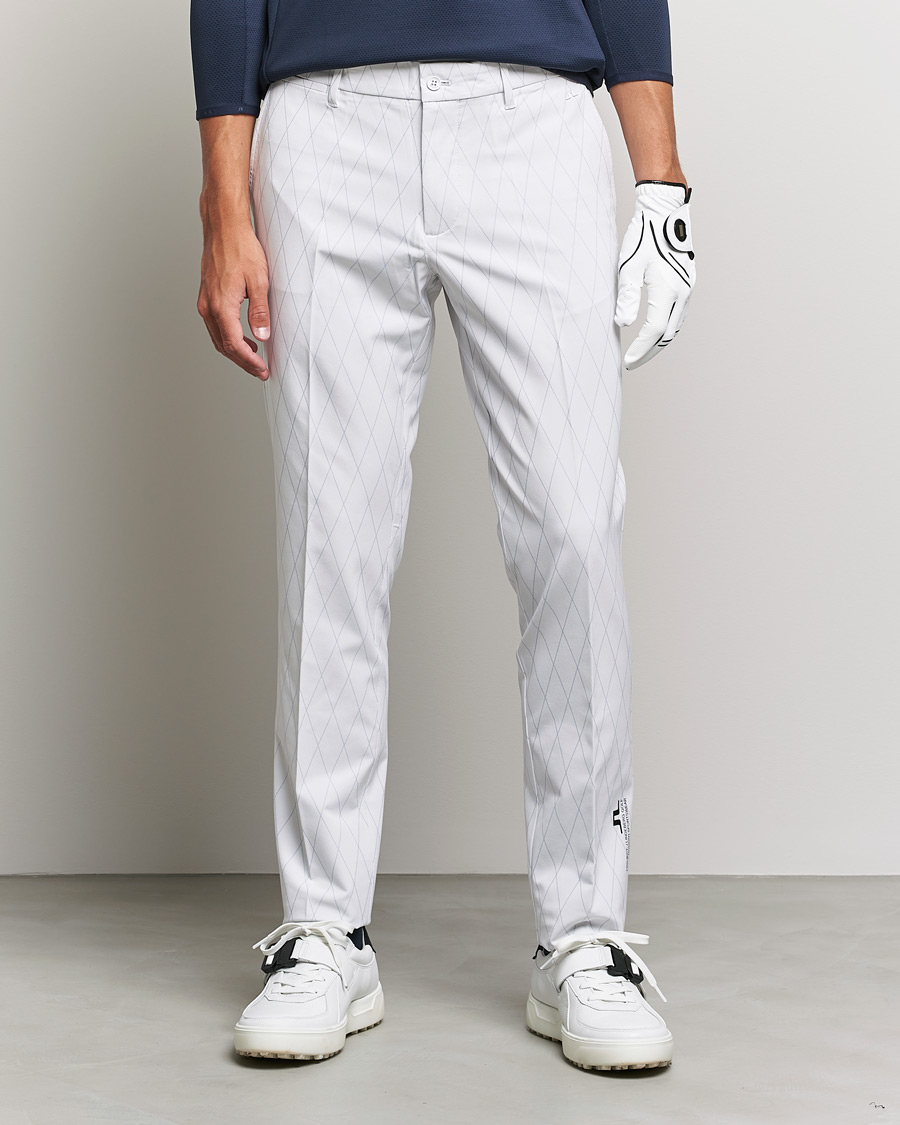 Herre | Salg klær | J.Lindeberg | Active Argyle Golf Pants White