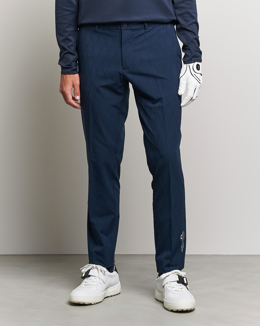 Herre | Salg klær | J.Lindeberg | Active Argyle Golf Pants Navy