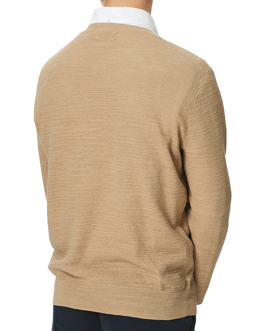 Herre | Gensere | Polo Ralph Lauren | Cotton/Linen Knitted Sweater Vintage Khaki