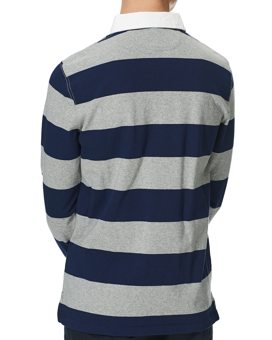 Herre | Gensere | Polo Ralph Lauren | Striped Rugger Light Grey/Navy