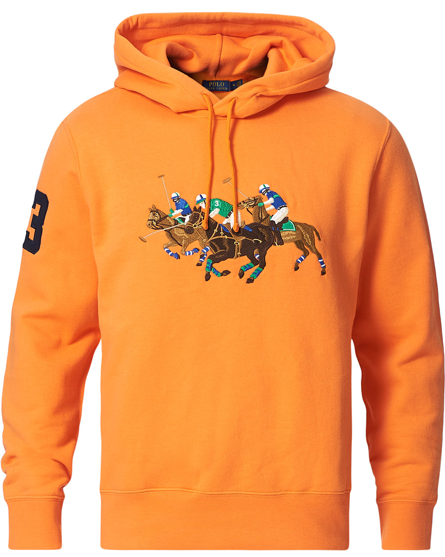 Herre | Gensere | Polo Ralph Lauren | Match Club Magic Fleece Hoodie May Orange