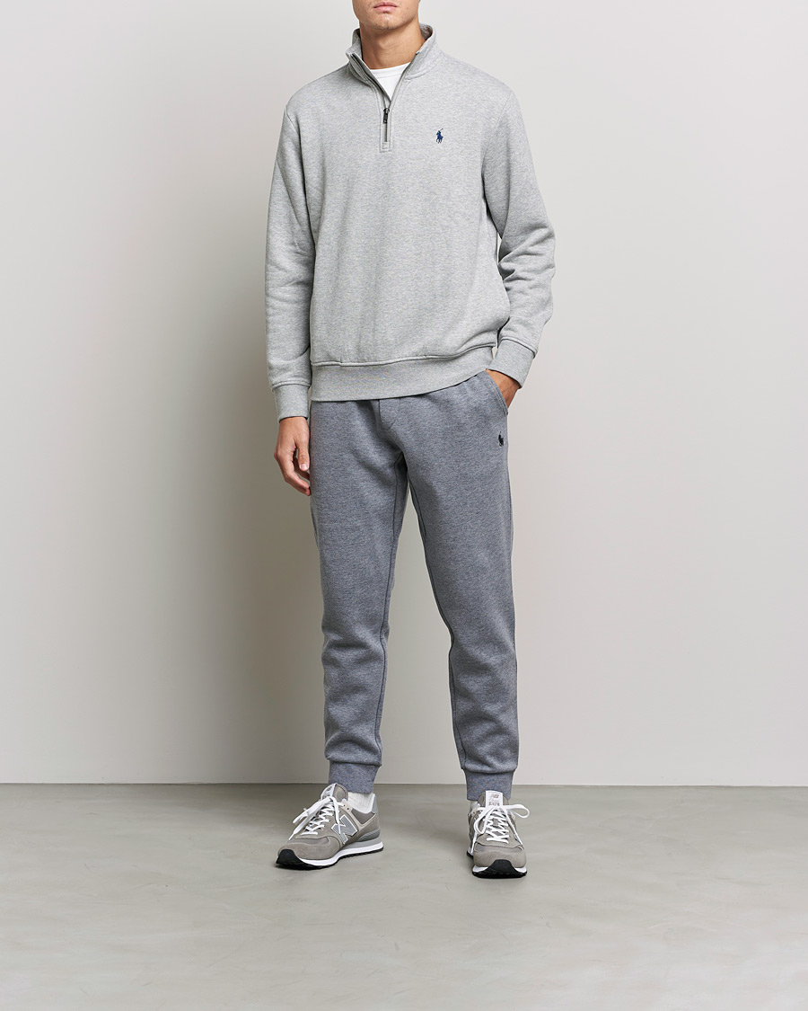 Herre | Gensere | Polo Ralph Lauren | Fleece Jersey Half Zip Andover Heather