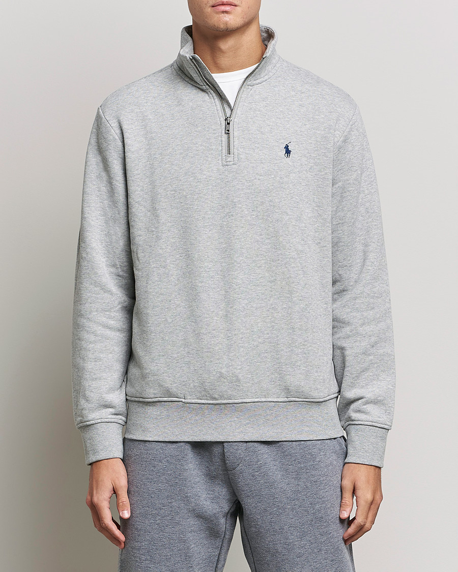 Herre | Gensere | Polo Ralph Lauren | Fleece Jersey Half Zip Andover Heather