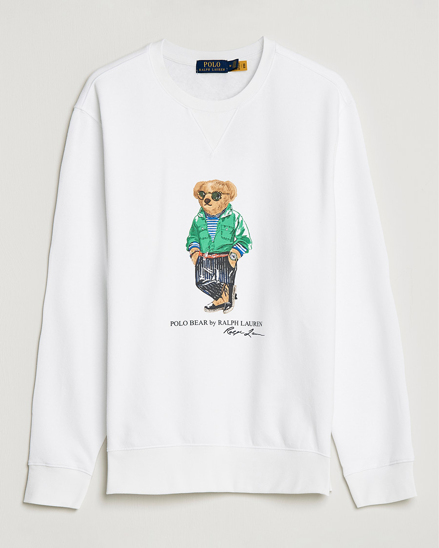 Herre |  | Polo Ralph Lauren | Magic Fleece Beach Bear Sweatshirt White