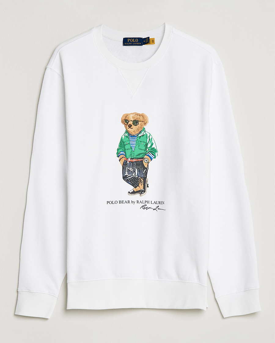 Herre | Gensere | Polo Ralph Lauren | Magic Fleece Beach Bear Sweatshirt White