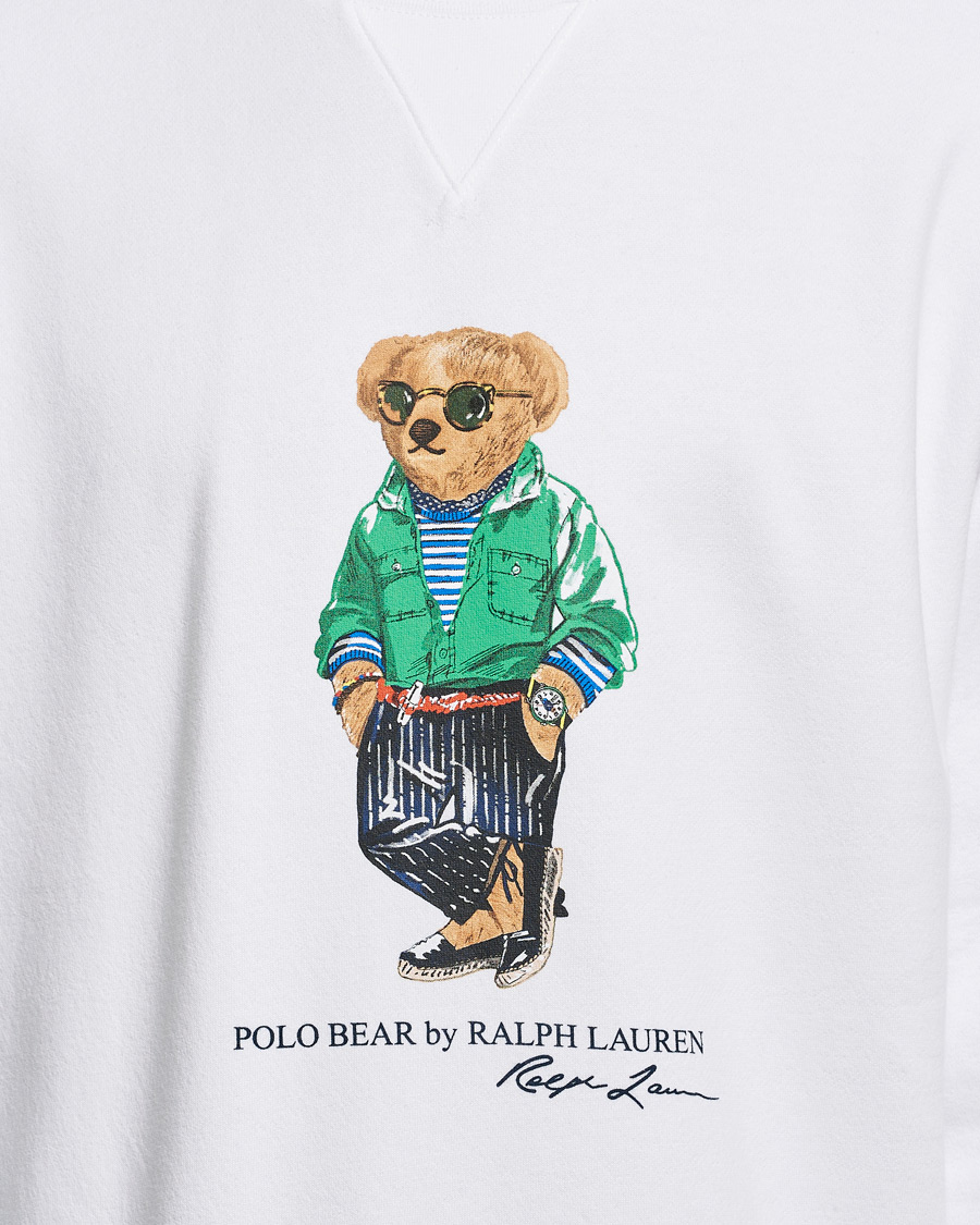 Herre | Gensere | Polo Ralph Lauren | Magic Fleece Beach Bear Sweatshirt White
