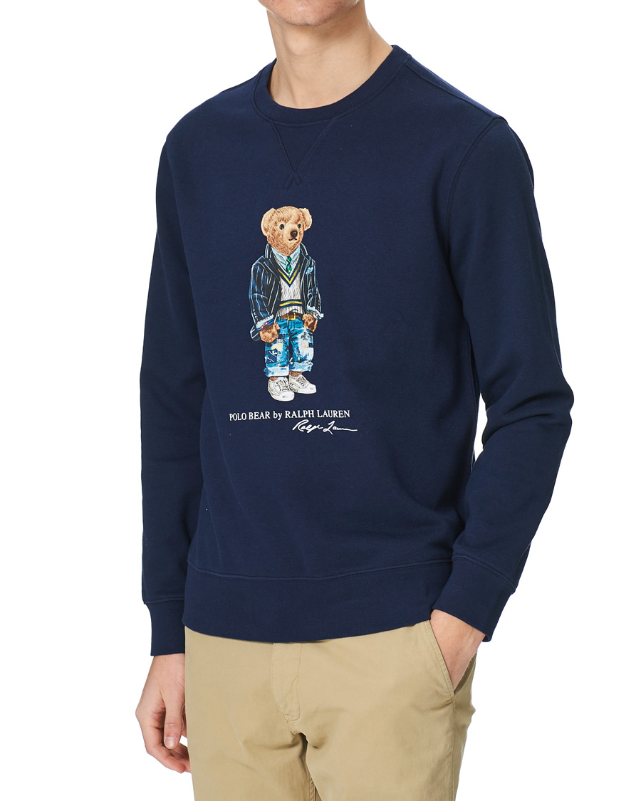 Herre | Gensere | Polo Ralph Lauren | Magic Fleece Bear Sweatshirt Cruise Navy