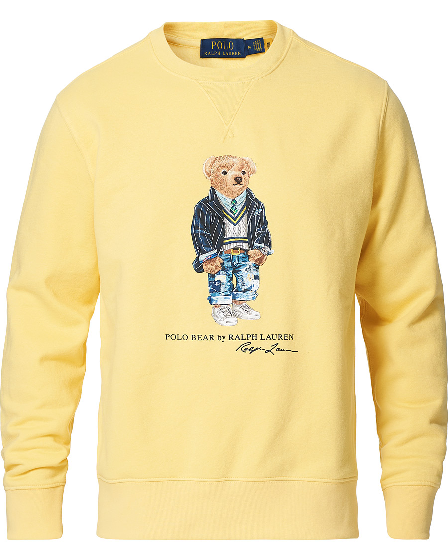 Herre | Gensere | Polo Ralph Lauren | Magic Fleece Bear Sweatshirt Empire Yellow