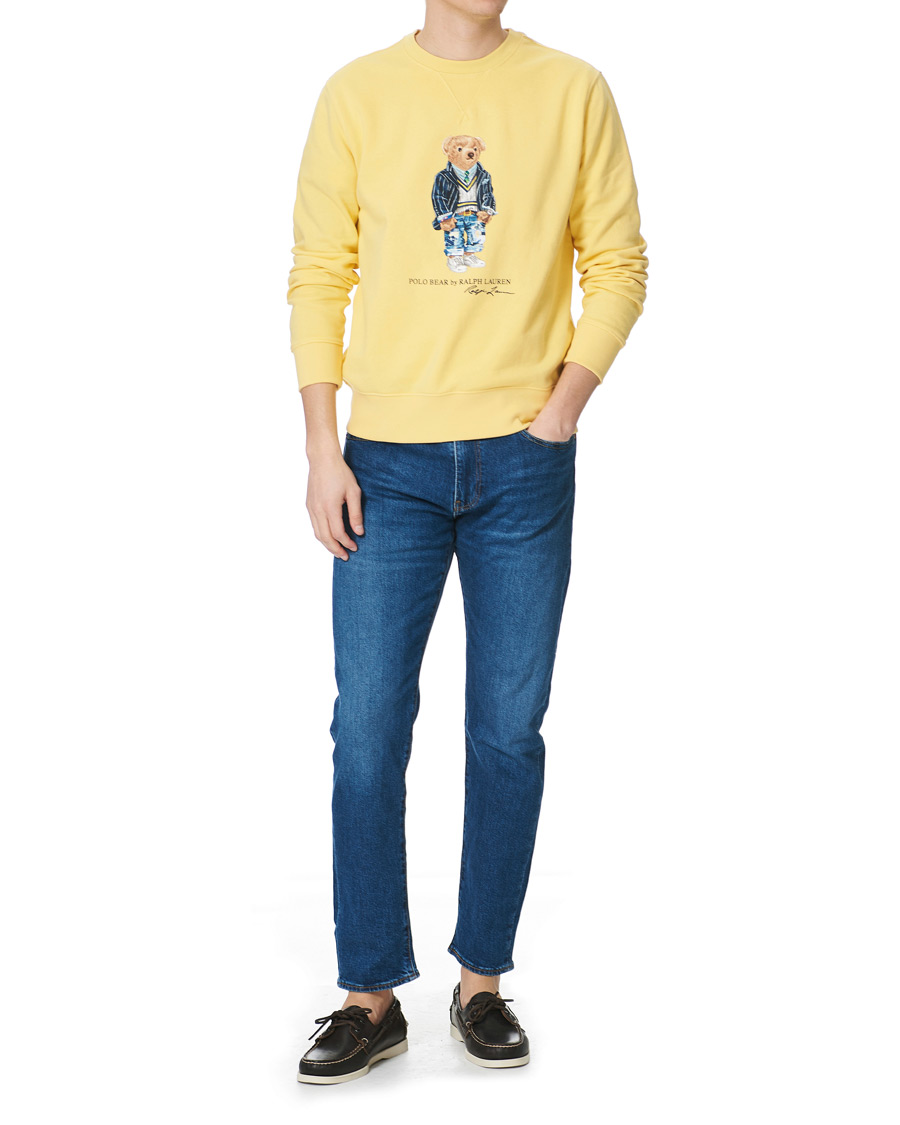 Herre | Gensere | Polo Ralph Lauren | Magic Fleece Bear Sweatshirt Empire Yellow