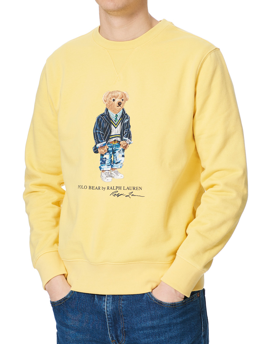 Herre | Gensere | Polo Ralph Lauren | Magic Fleece Bear Sweatshirt Empire Yellow