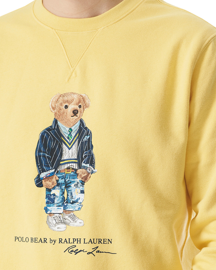 Herre | Gensere | Polo Ralph Lauren | Magic Fleece Bear Sweatshirt Empire Yellow