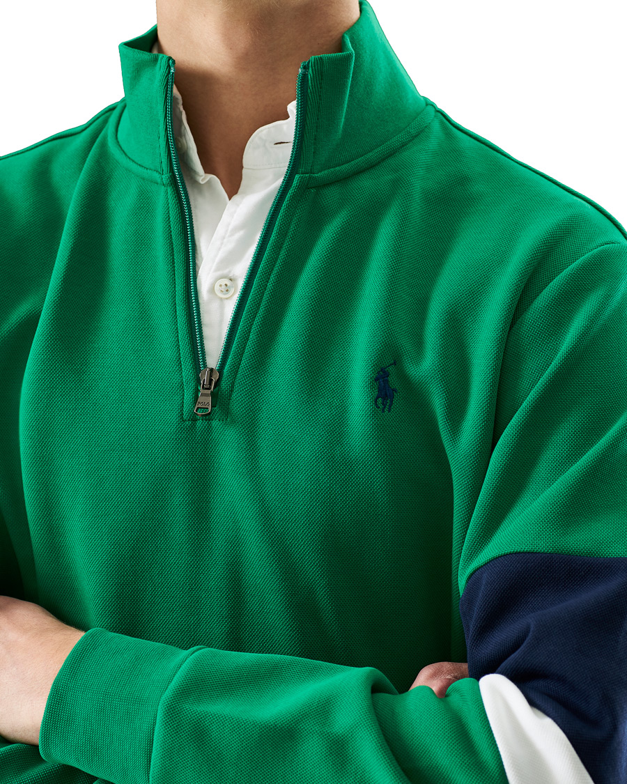 Herre | Gensere | Polo Ralph Lauren | Tech Half-Zip Sweater Cruise Green
