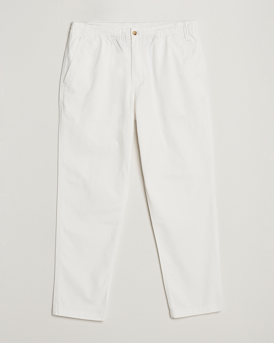Herre | Bukser | Polo Ralph Lauren | Prepster Stretch Drawstring Trousers Deckwash White
