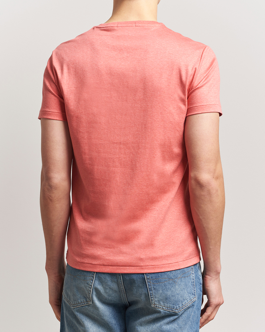 Herre | T-Shirts | Polo Ralph Lauren | Luxury Pima Cotton Crew Neck T-Shirt Rose Heather
