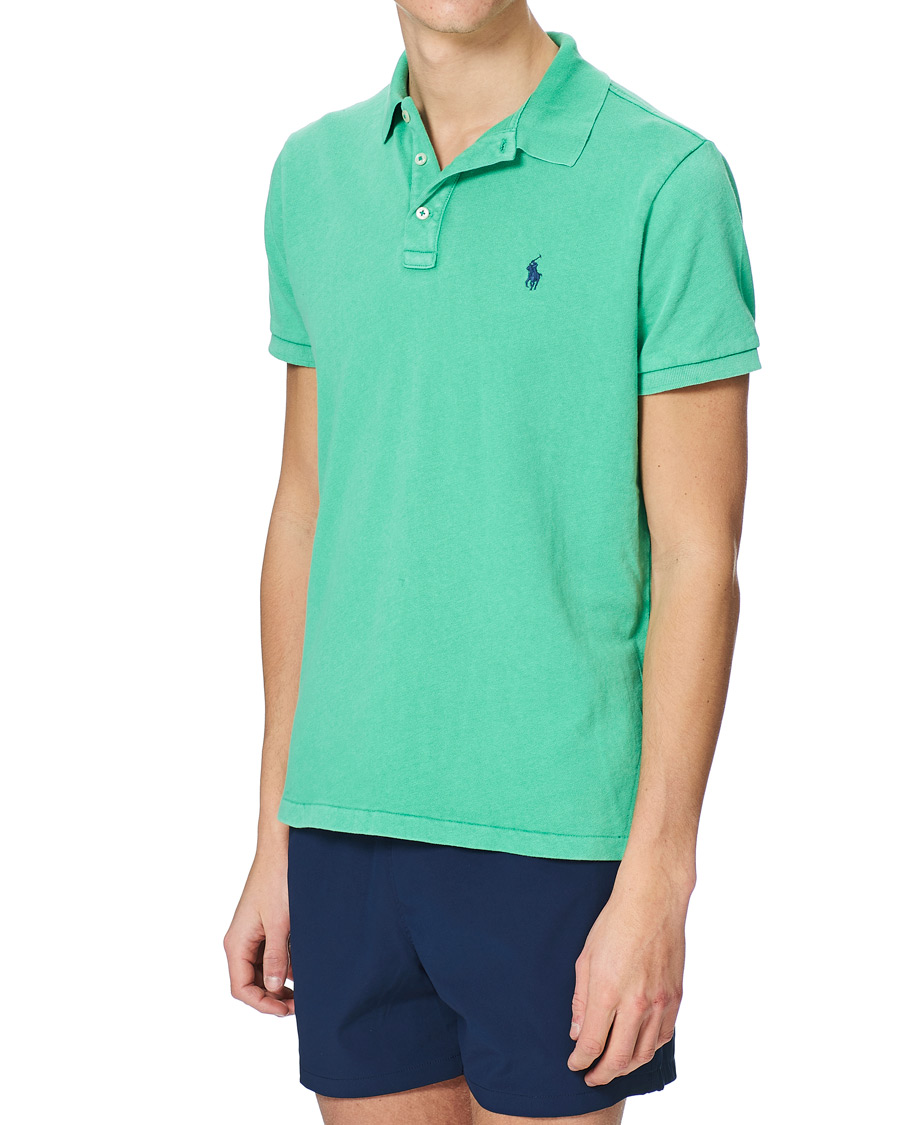 Herre | Pikéer | Polo Ralph Lauren | Custom Fit Spa Terry Polo Cabo Green