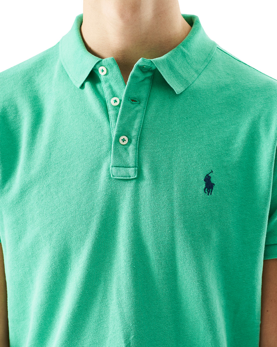 Herre | Pikéer | Polo Ralph Lauren | Custom Fit Spa Terry Polo Cabo Green
