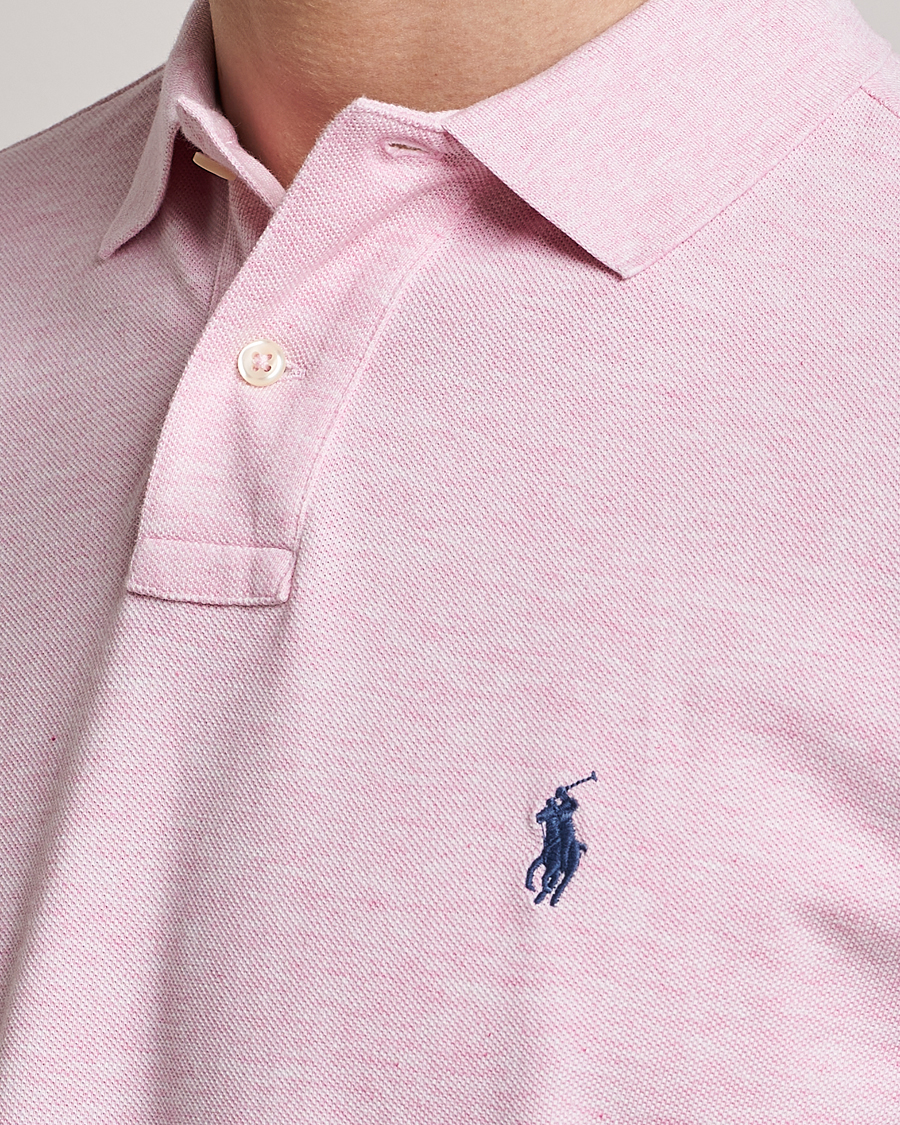 Herre | Pikéer | Polo Ralph Lauren | Custom Slim Fit Polo Bath Pink Heather