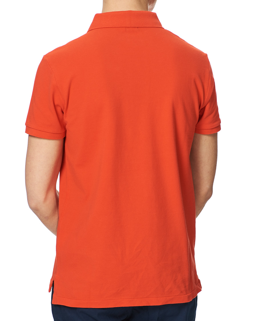 Herre | Pikéer | Polo Ralph Lauren | Custom Slim Fit Polo Tomato Red