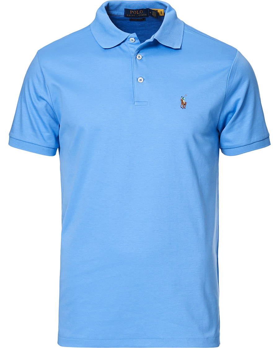 Herre | Pikéer | Polo Ralph Lauren | Luxury Pima Cotton Polo Harbour Island Blue