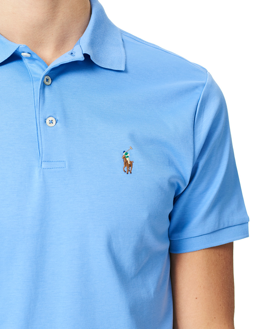 Herre | Pikéer | Polo Ralph Lauren | Luxury Pima Cotton Polo Harbour Island Blue