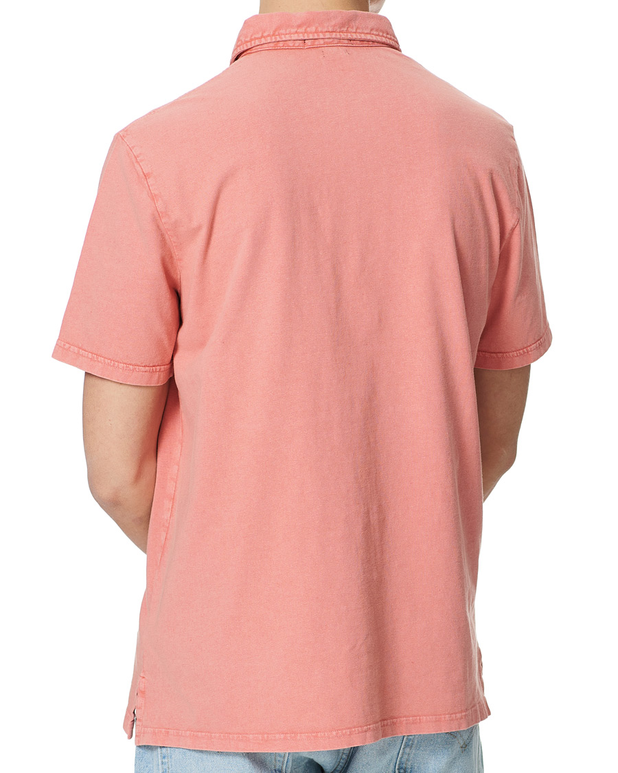 Herre | Pikéer | Polo Ralph Lauren | Cotton/Linen Pocket Polo Amalfi Red