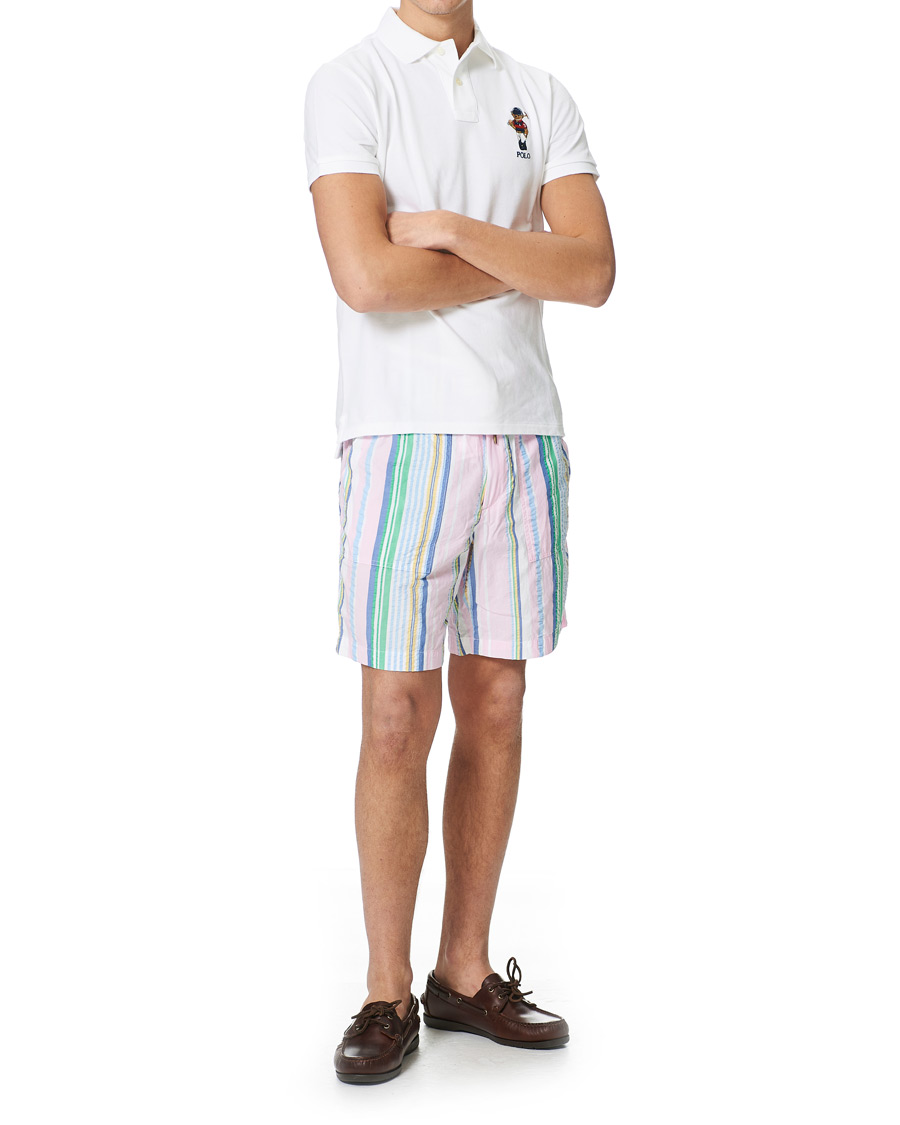 Herre | Shorts | Polo Ralph Lauren | Seersucker Striped Drawstring Shorts Multi