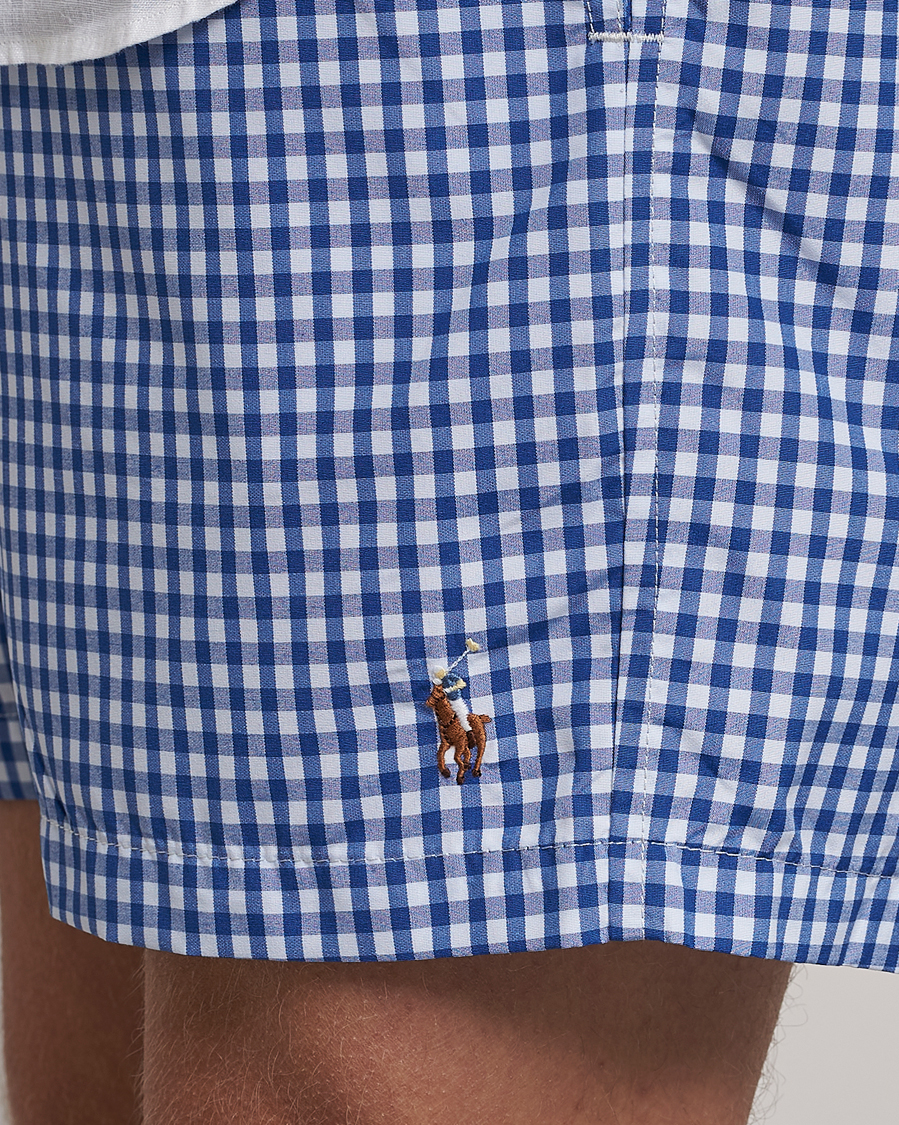 Herre | Badeshorts | Polo Ralph Lauren | Traveler Gingham Swimshorts Cruise Royal