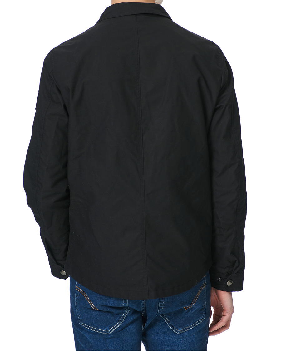 Herre | Jakker | Belstaff | Hedger Dry Wax Overshirt Jacket Black