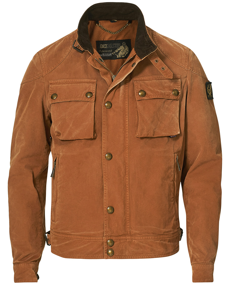 Herre | Jakker | Belstaff | Vintage Dye Racemaster Jacket Heritage Khaki