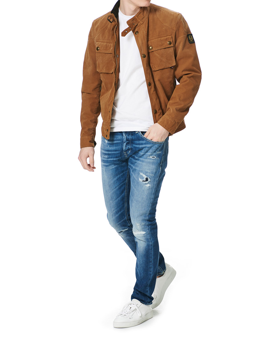 Herre | Jakker | Belstaff | Vintage Dye Racemaster Jacket Heritage Khaki