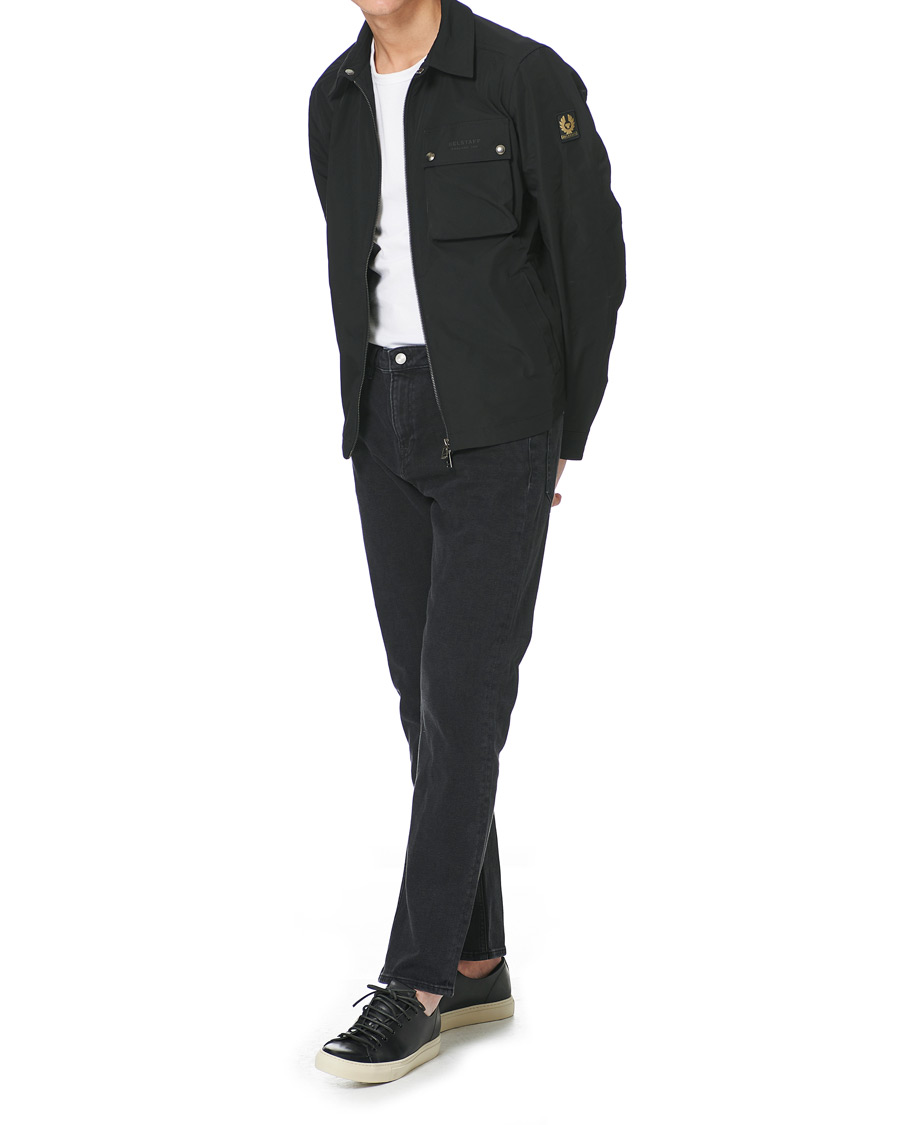 Herre | Skjorter | Belstaff | Wayfare Memory Shell Zip Overshirt Black