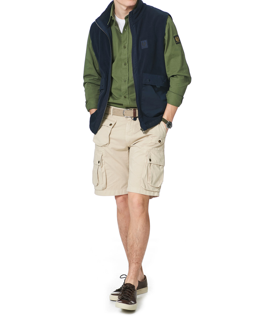 Herre | Shorts | Belstaff | Castnaster Cotton Shorts Fawn