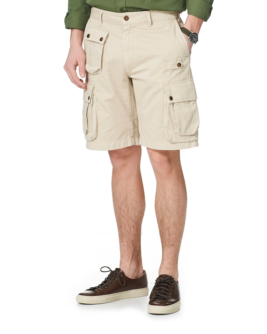 Herre | Shorts | Belstaff | Castnaster Cotton Shorts Fawn