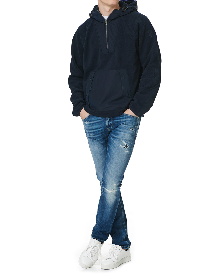 Herre | Gensere | Belstaff | Atlantic Pile Pullover Dark Ink