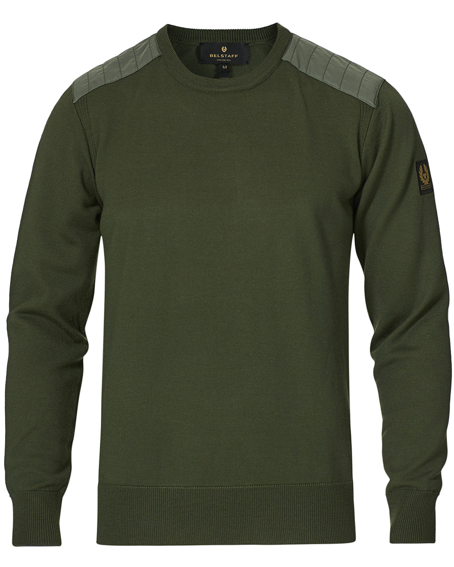Herre | Gensere | Belstaff | Kerrigan Crew Neck Pewter Green