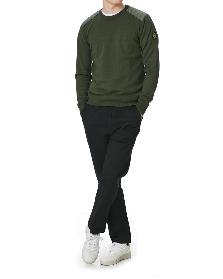 Herre | Gensere | Belstaff | Kerrigan Crew Neck Pewter Green