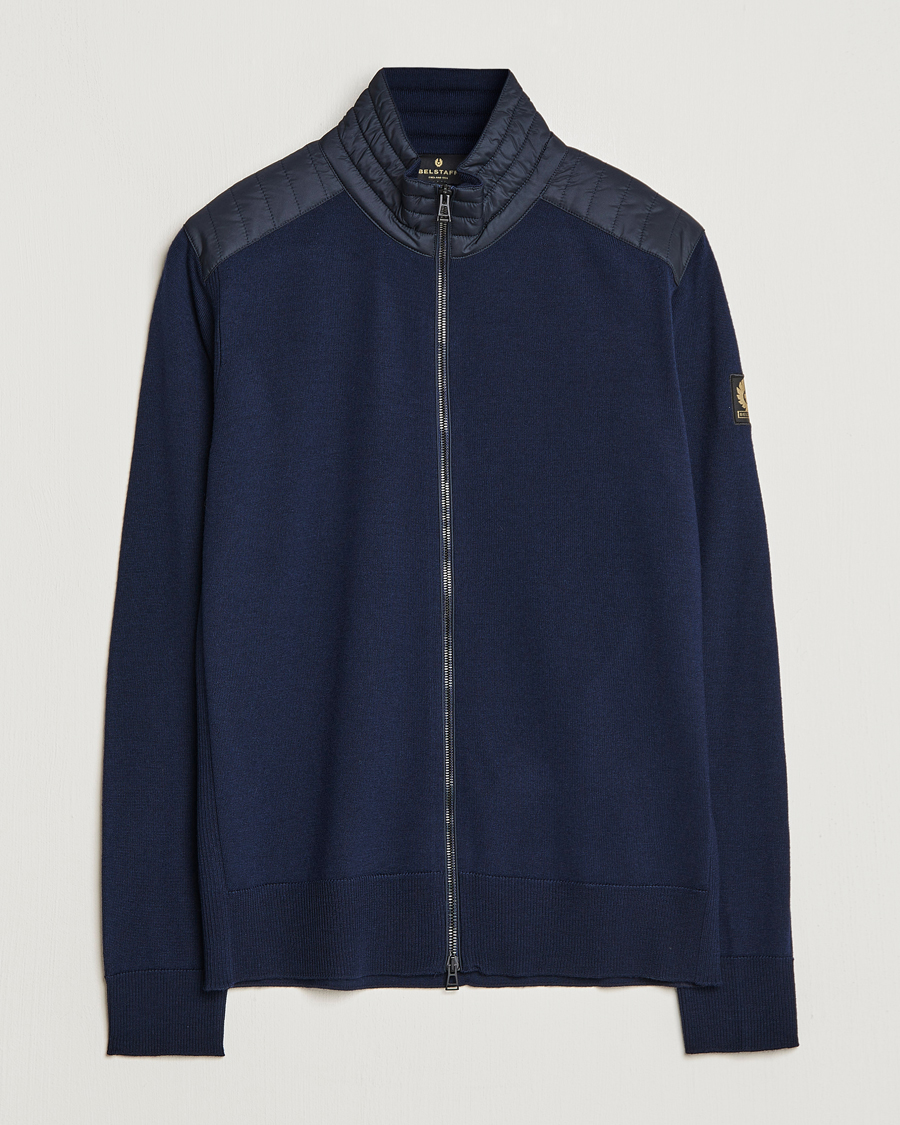 Herre | Gensere | Belstaff | Kelby Zip Cardigan Navy