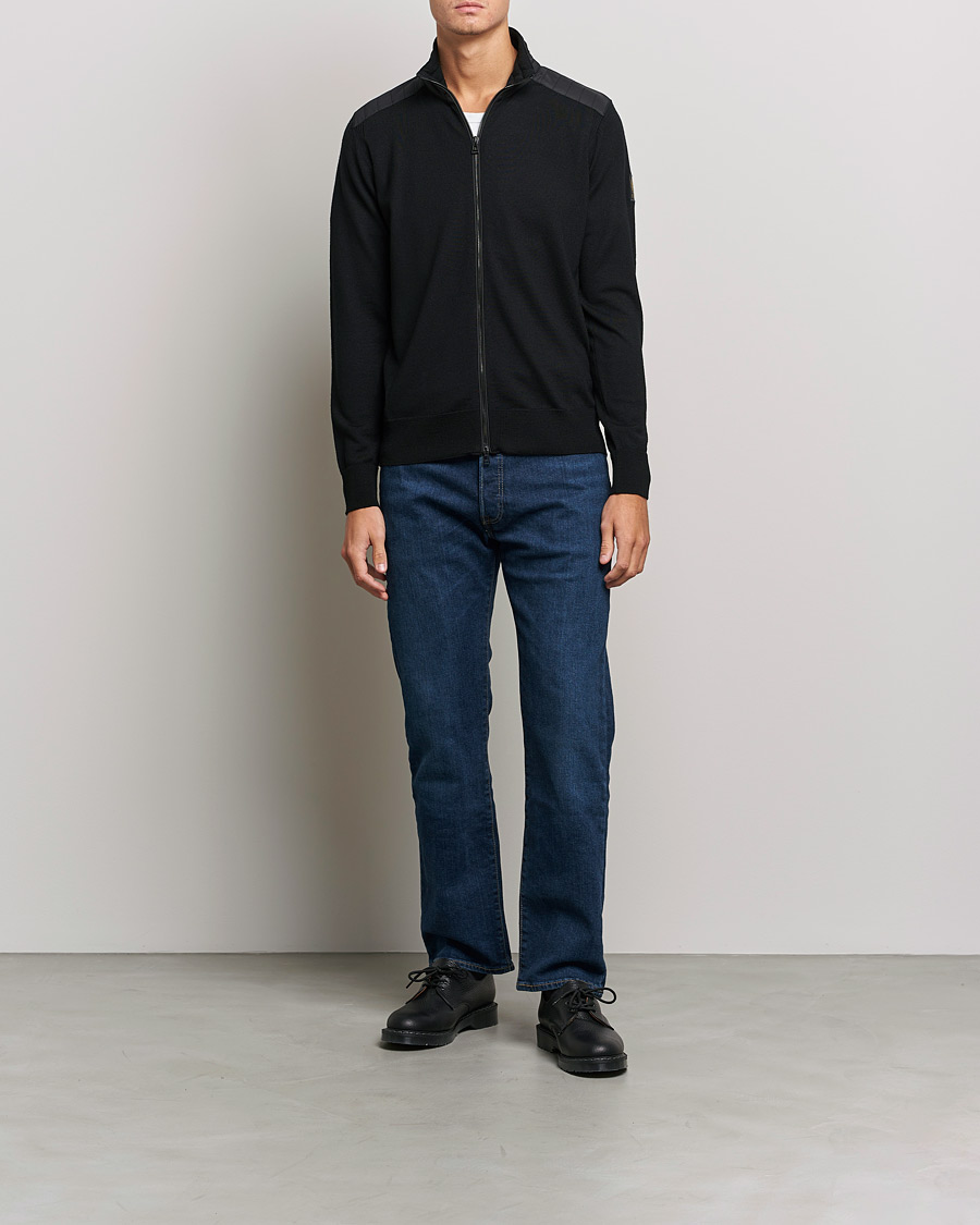 Herre | Gensere | Belstaff | Kelby Zip Cardigan Black