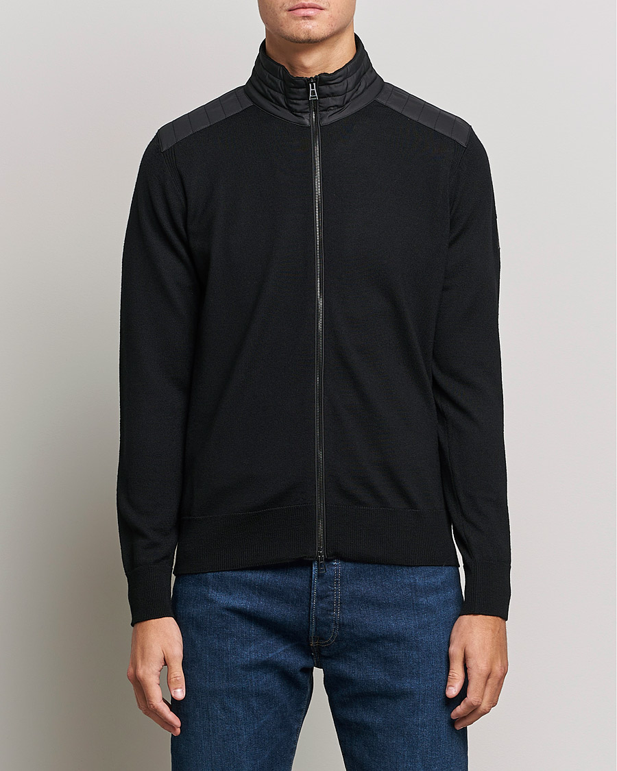 Herre | Gensere | Belstaff | Kelby Zip Cardigan Black